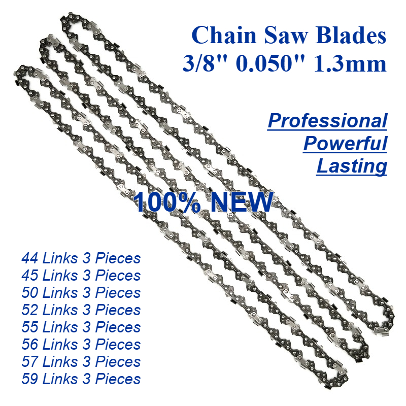 Stihl Chainsaw Ms261 - チェーンソーブレード 3個入り ソーチェーン セミチゼル 3/8インチピッチ 1.3mmゲージ