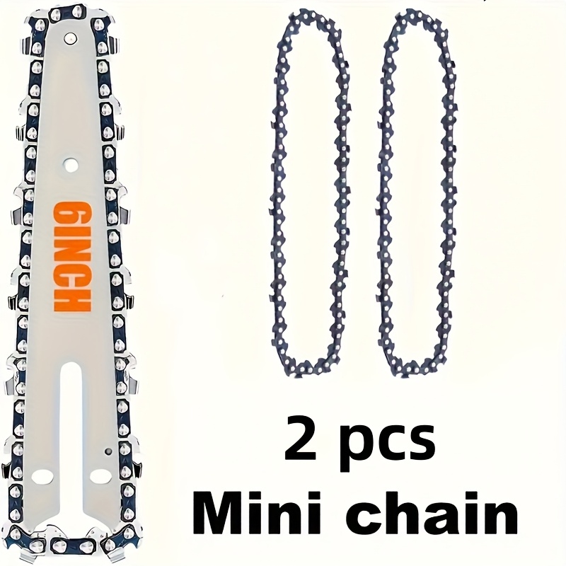Stihl Chainsaw Ms261 - 2個入り耐久性のある6インチチェーンソーチェーン、ワイヤレス電動チェーンソー用、トリミング、切断、伐採に最適