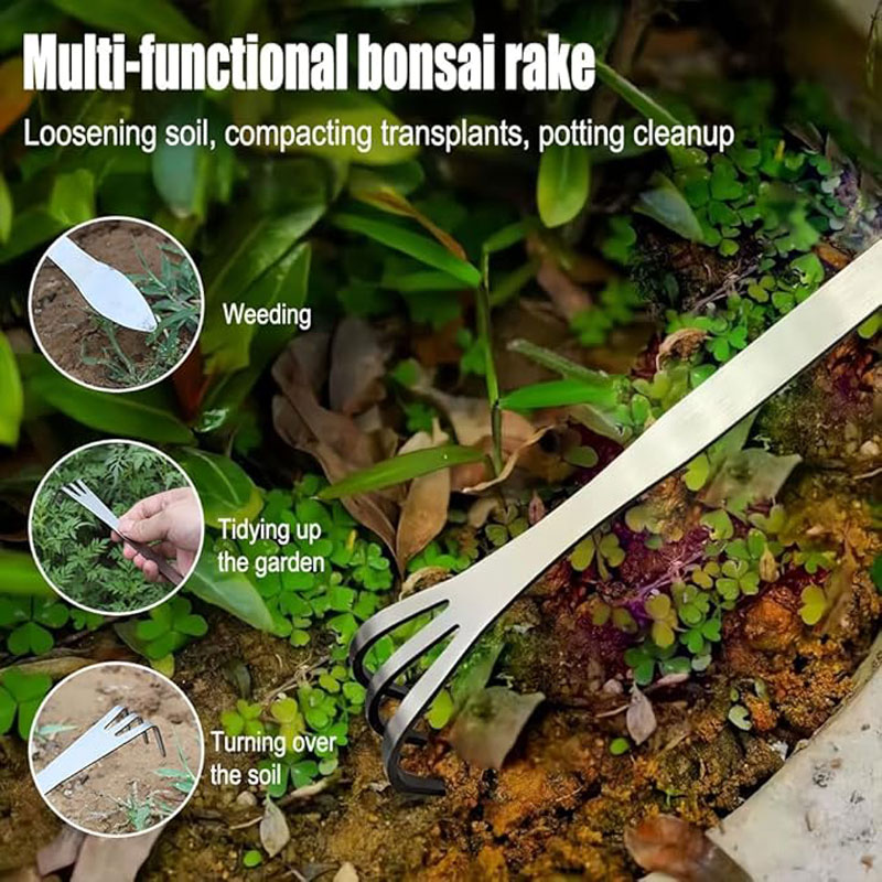 ステンレス鋼製根かきくわし 手持ち式盆栽用防錆かきくわし 回 - Bonsai Gardenia のレビューと価格
