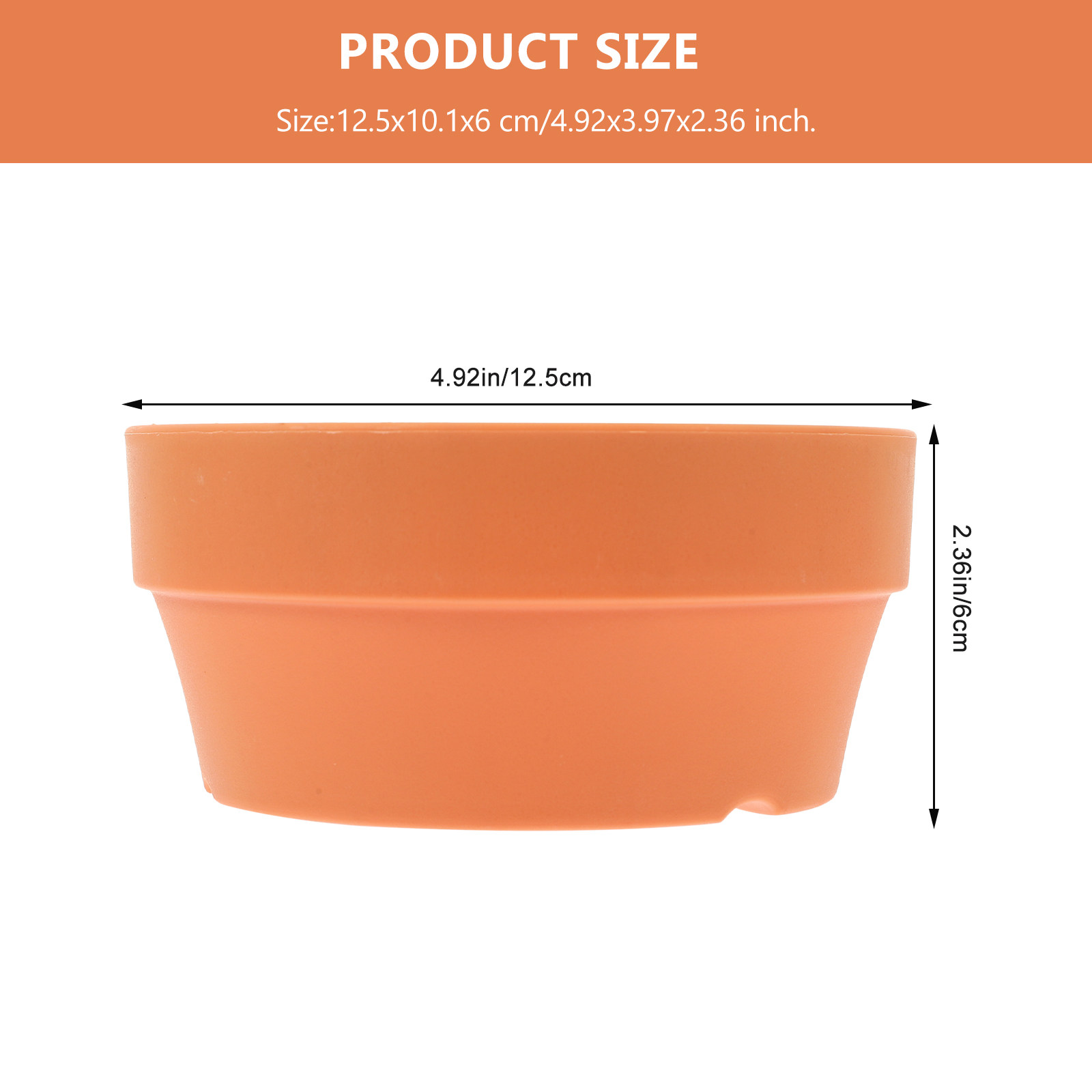 高級感のあるプラスチック製の花鉢6個セット。陶器風のデザイン - Bonsai Garden Design のレビューと価格