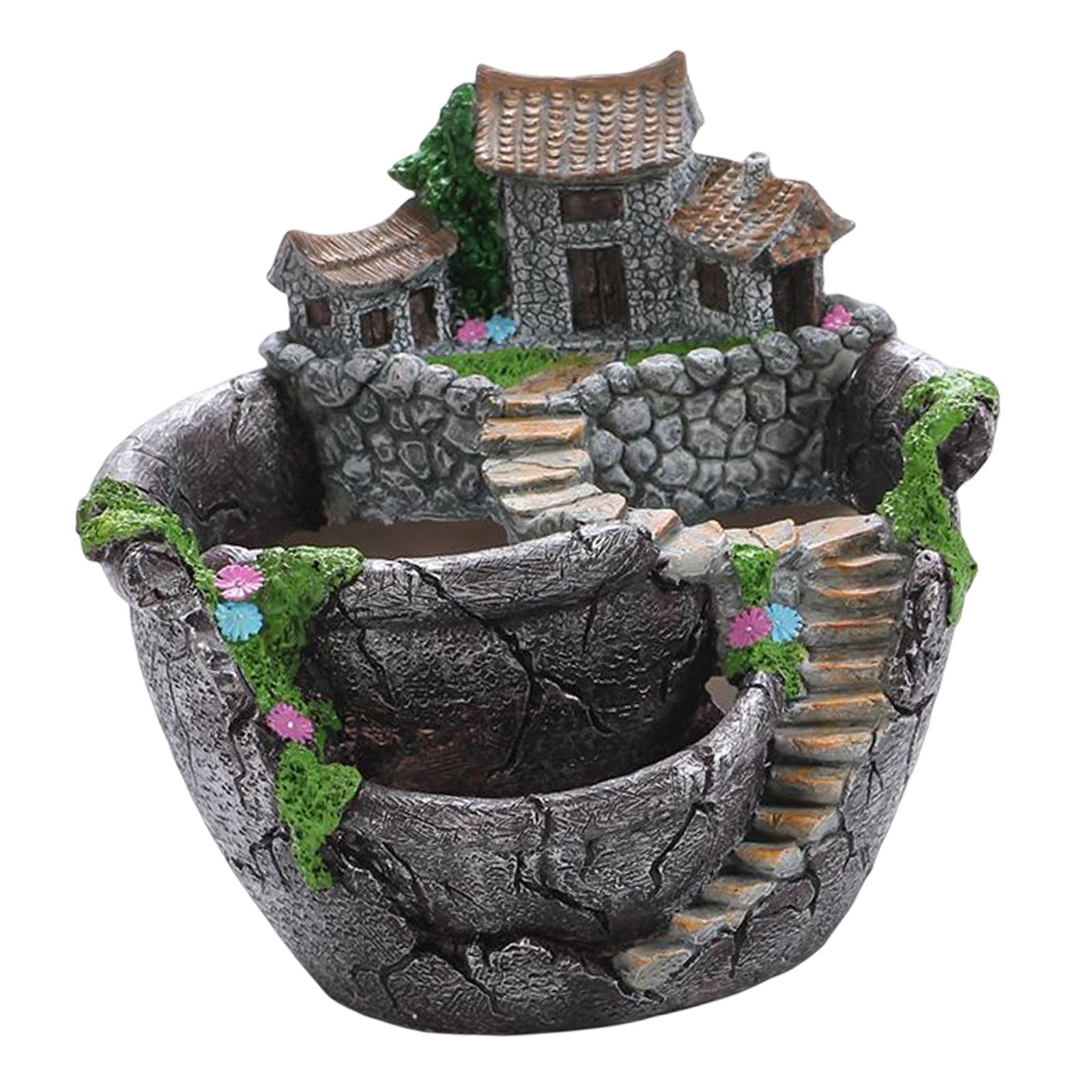 フラワーポット フェアリーガーデン デザイン マイクロランド - Bonsai Garden Design のレビューと価格