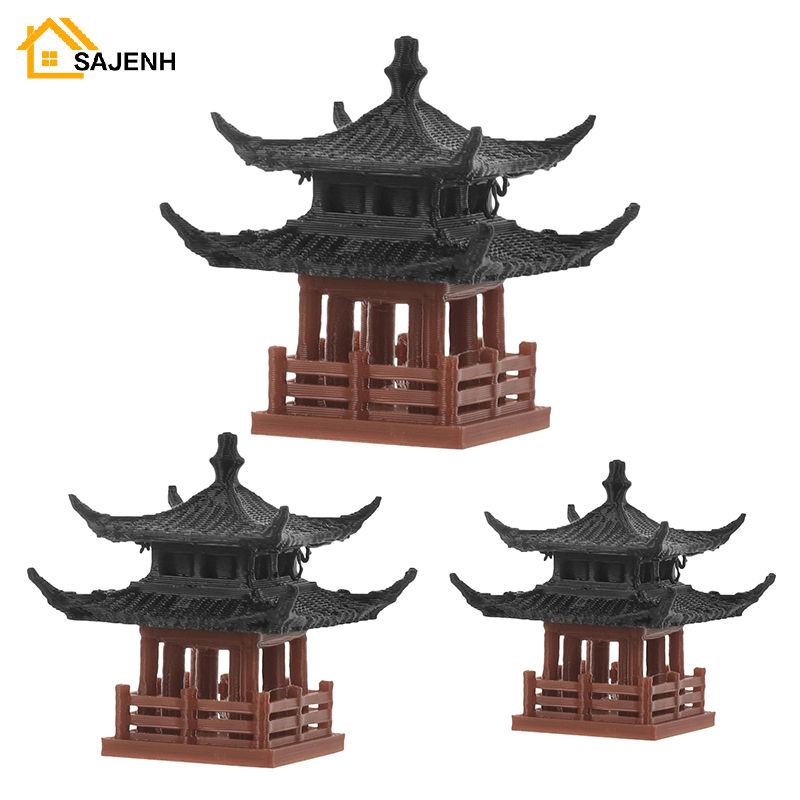 ミニ塔像妖精の庭の装飾古代建物モデル日本パビリオン装飾禅庭水 - Bonsai Garden Mini のレビューと価格