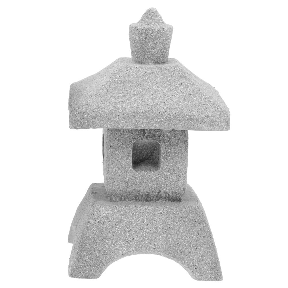 砂岩製の塔型オブジェ。創造的なデザインで、屋内・屋外の庭や盆 - Bonsai Garden Design のレビューと価格